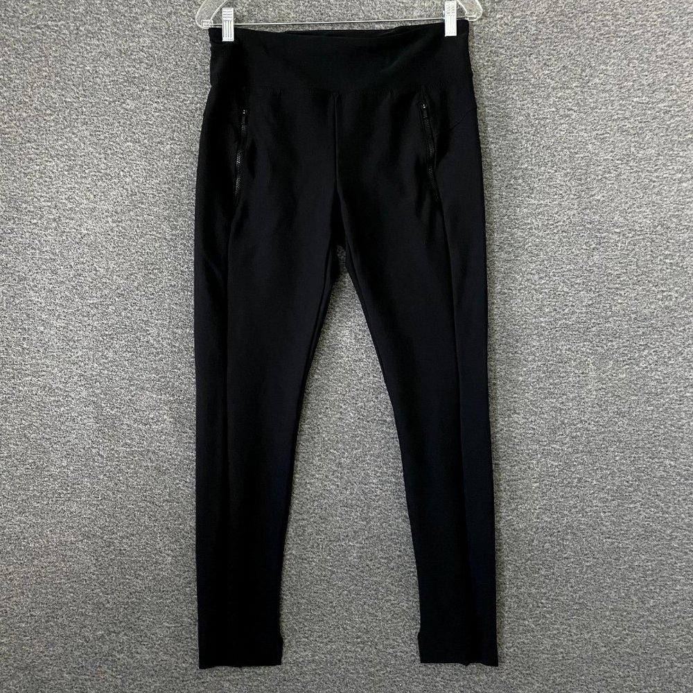Athleta Women's Size Medium Black Nylon Stellar Tight Legging Stellar Pants